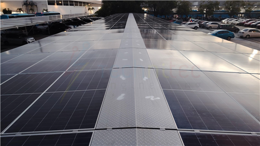 Solar at Plexus Riverside Carport Solar Carpark J
